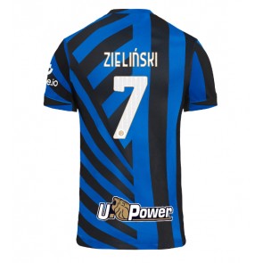 Inter Milan Piotr Zielinski #7 Domaci Dres 2024-25 Kratak Rukavima